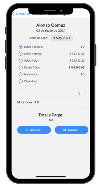 CrediManager gestor de prestamos para prestamistas en IOS y ANDROID