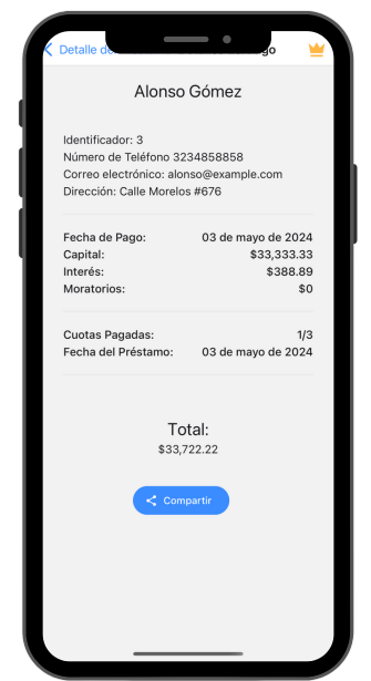 CrediManager gestor de prestamos para prestamistas en IOS y ANDROID